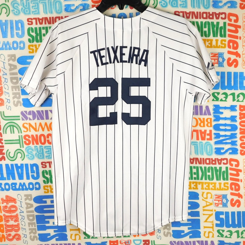 Majestic New York Yankees Mark Teixiera Jersey - Tagged youth L, fits adult S