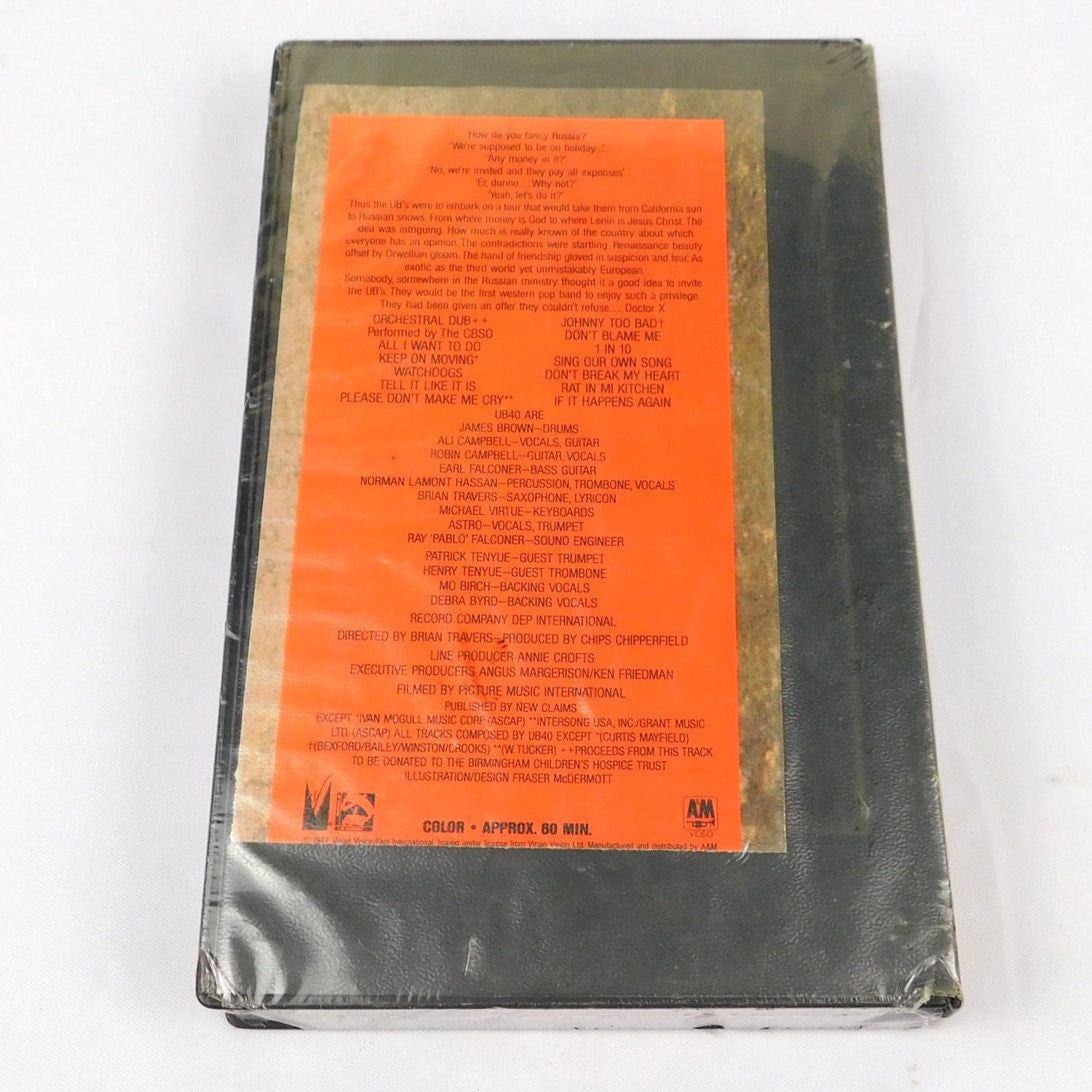 UB40 CCCP The Video Mix 1987 VHS Tape Former Rental Resealed Live In Russia