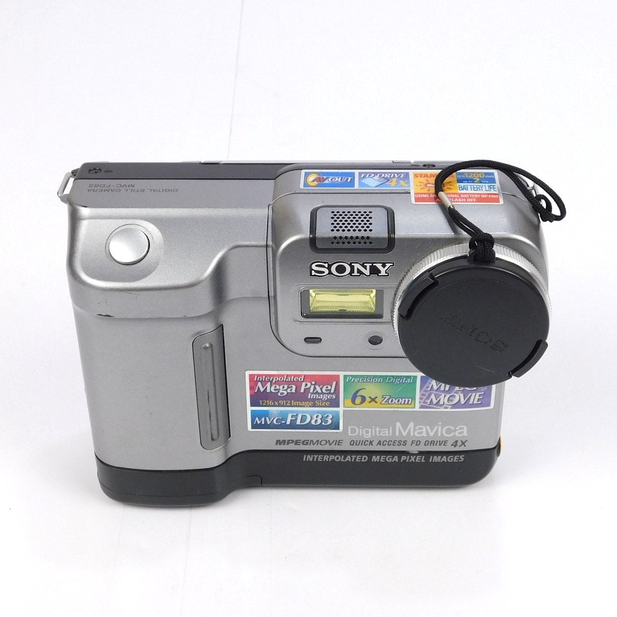 Sony Mavica MVC-FD83 Digital Camera w/ Floppy Disks New Battery & Charger Tested
