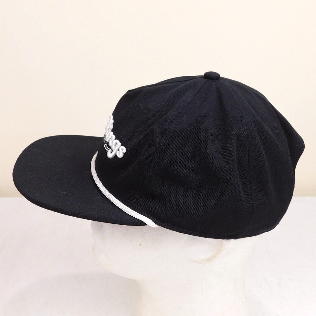Draftkings Rope Brim Snapback Hat Adjustable Embroidered Golf Black White
