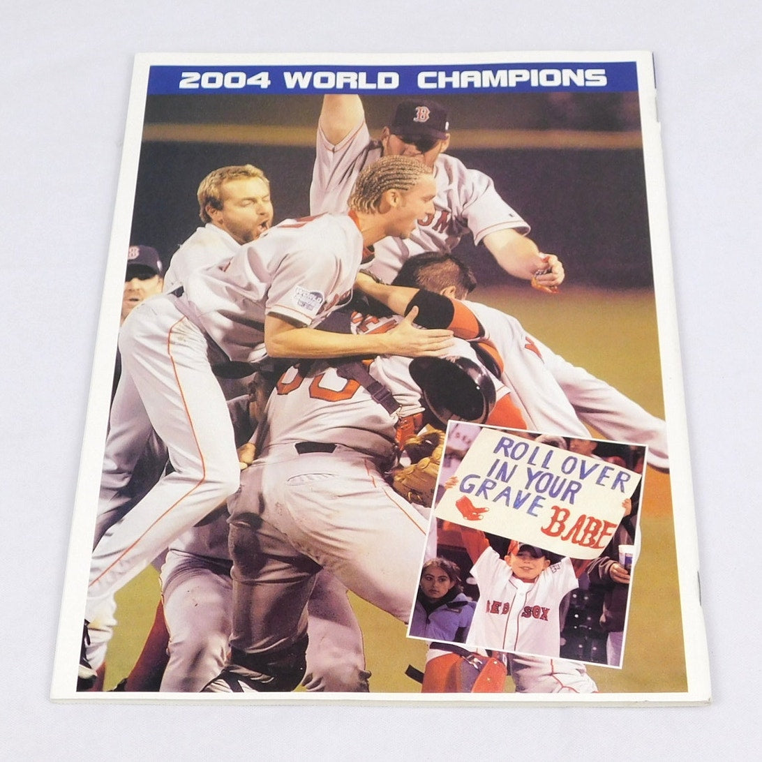 Boston Red Sox 2004 World Champions Magazine Curse Reversed Bumper Sticker