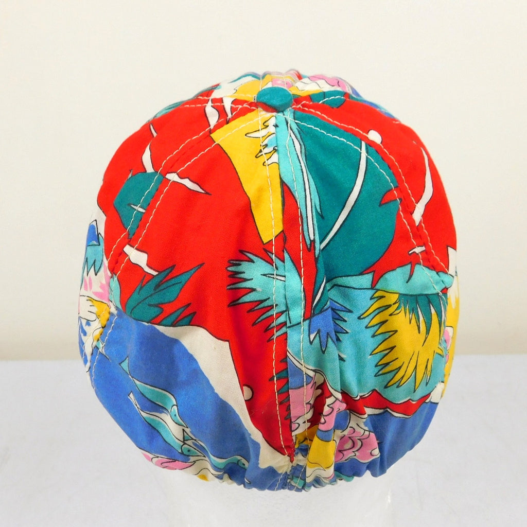 Retro Floral Patchwork Stretch Fit Hat - OSFA