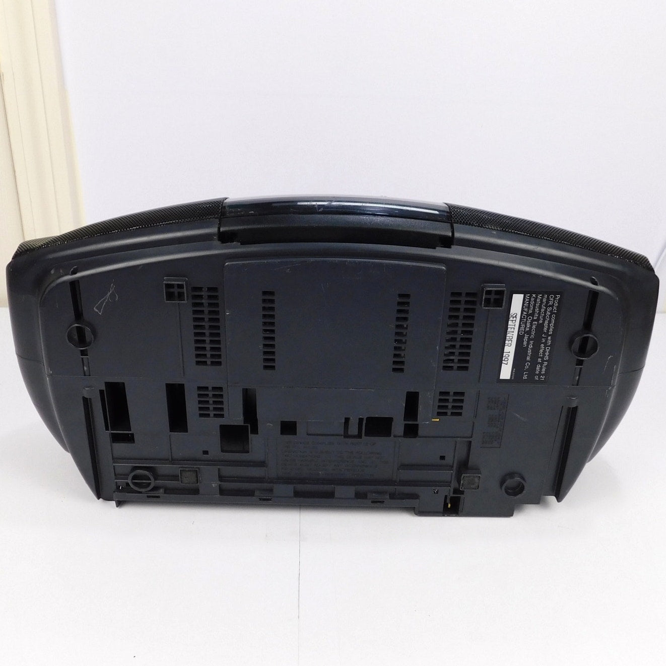 Panasonic RX-DS17 Portable Stereo Boombox CD Cassette Radio Front Loading Tested