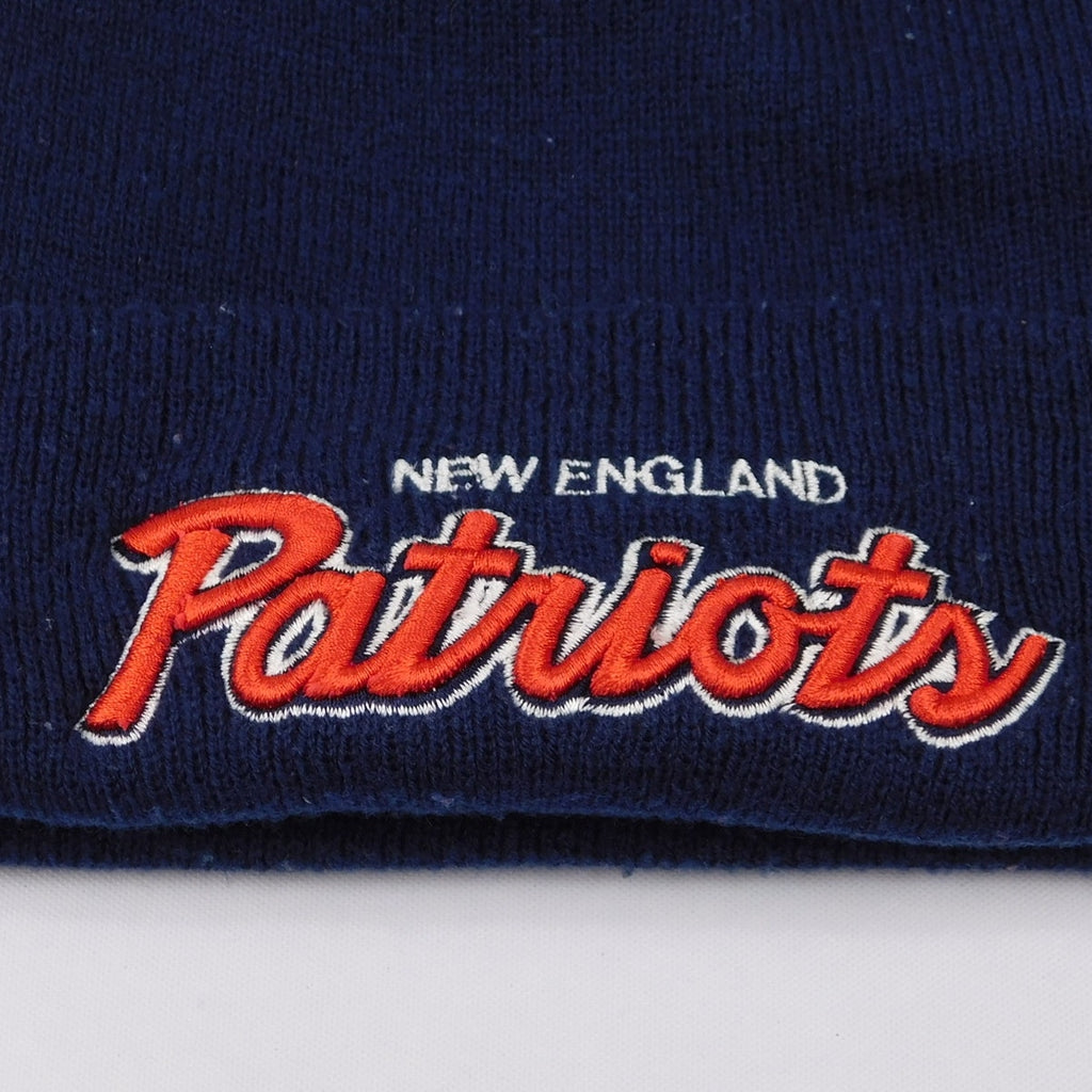 Y2K New England Patriots Script Logo Beanie - OSFA