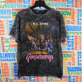 Goosebumps Night Of The Living Dummy Acid Wash T Shirt - Size L