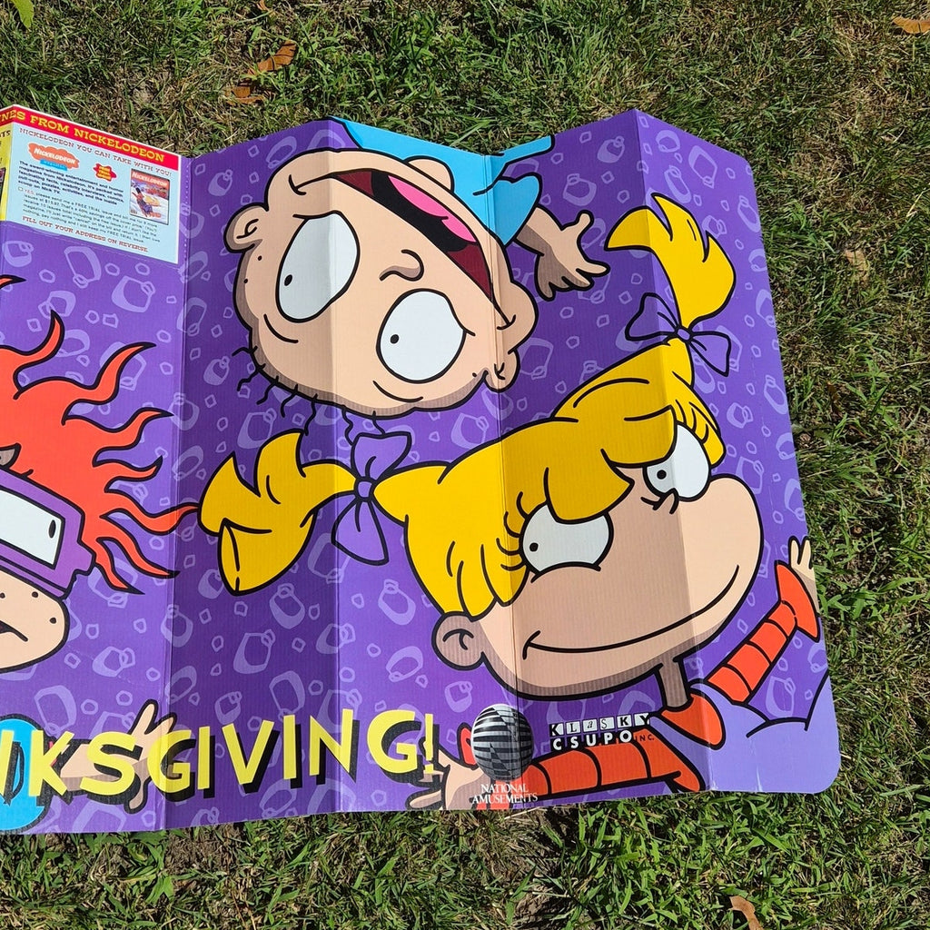 Vintage 1998 Rugrats Movie Windshield Sun Shade National Amusements Promo New