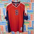 Majestic Boston Red Sox Football Jersey Shirt Authentic Collection Size XL y2k