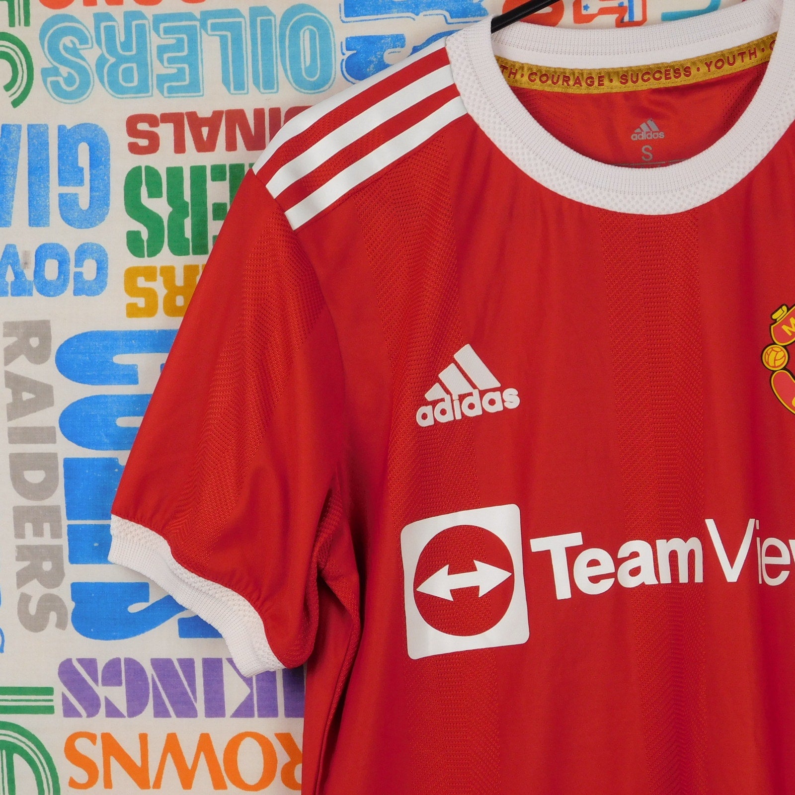 Adidas Machester United Bruno Fernandes HEAT.RDY Jersey - Size S (damaged back print)