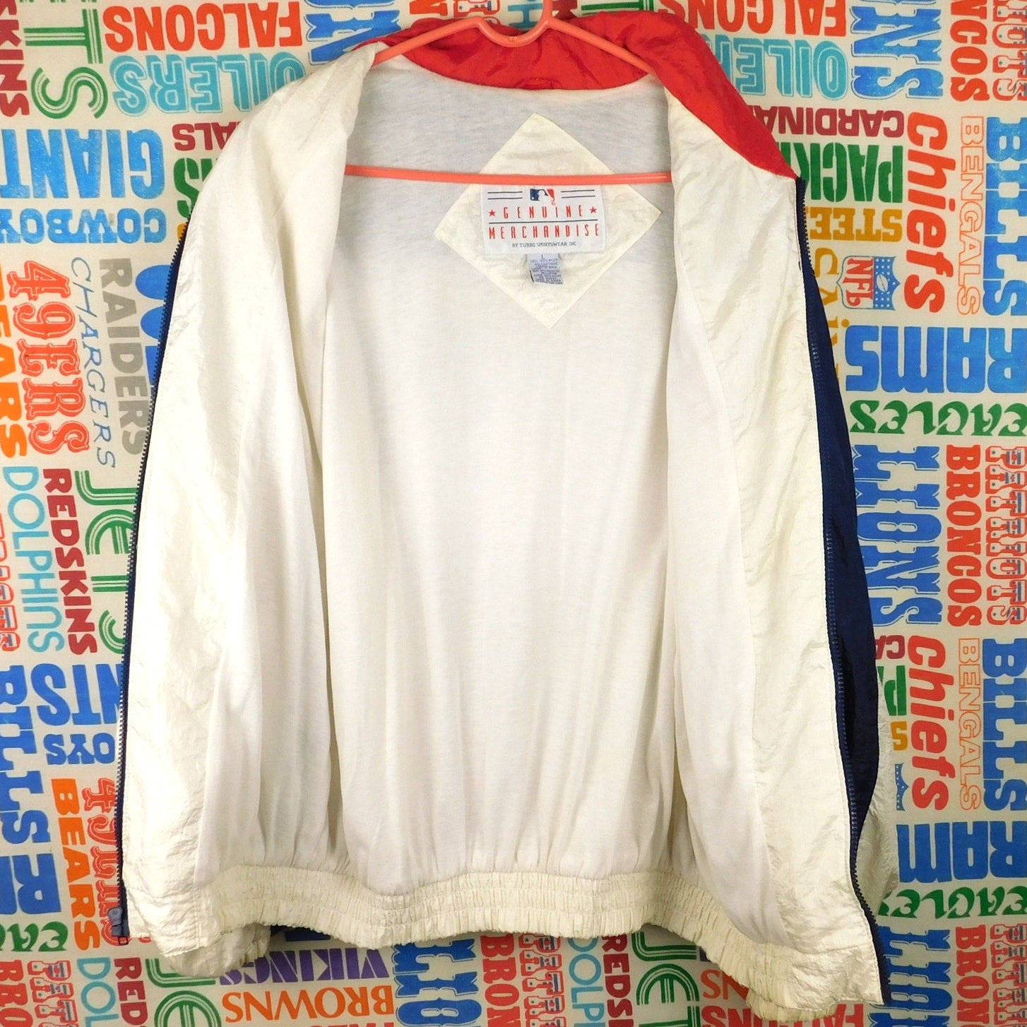 90s Boston Red Sox Full Zip Windbreaker - Size L