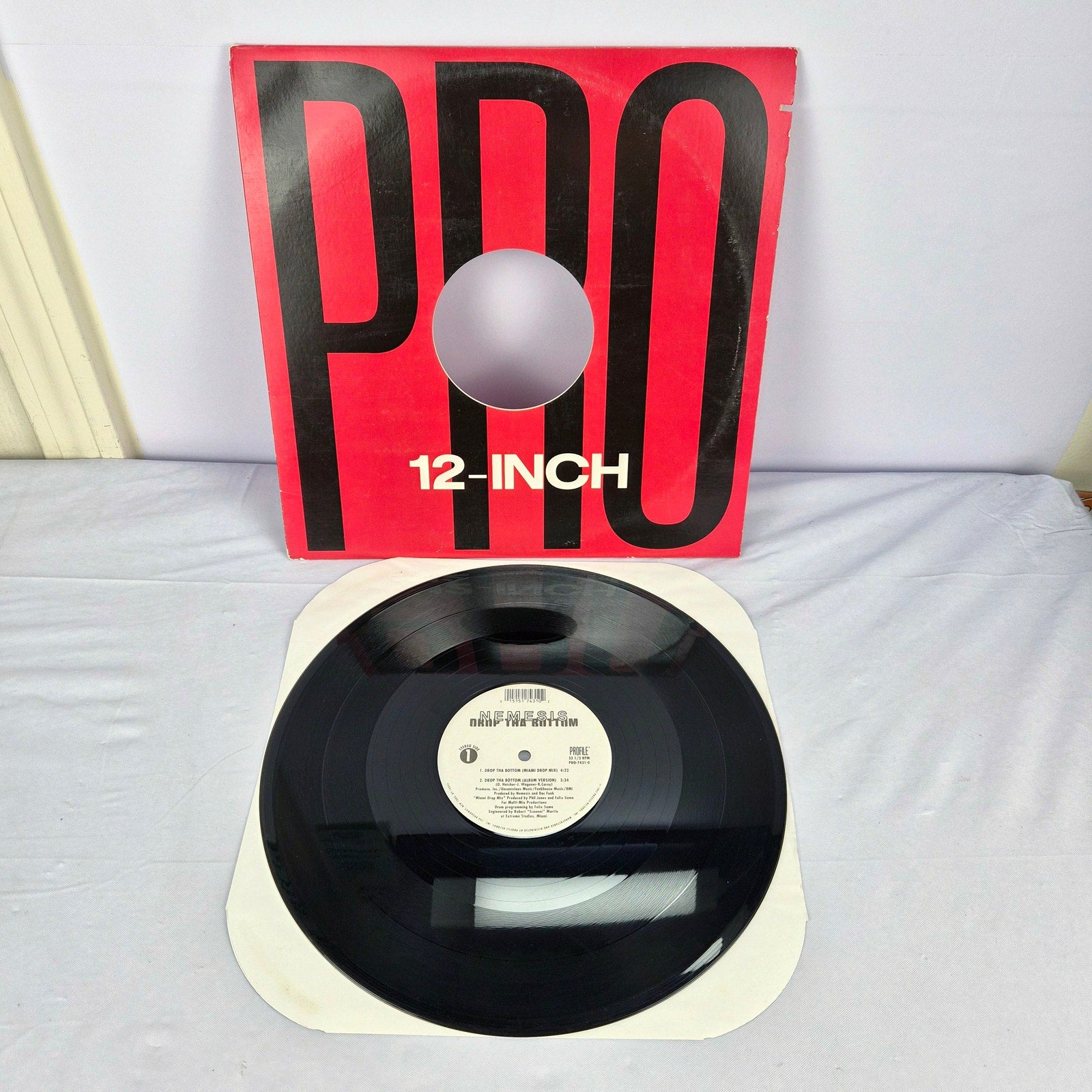 Nemesis Drop Tha Bottom Vinyl Record Promo Single 12" Profile PRO-7431-0DJ 1995