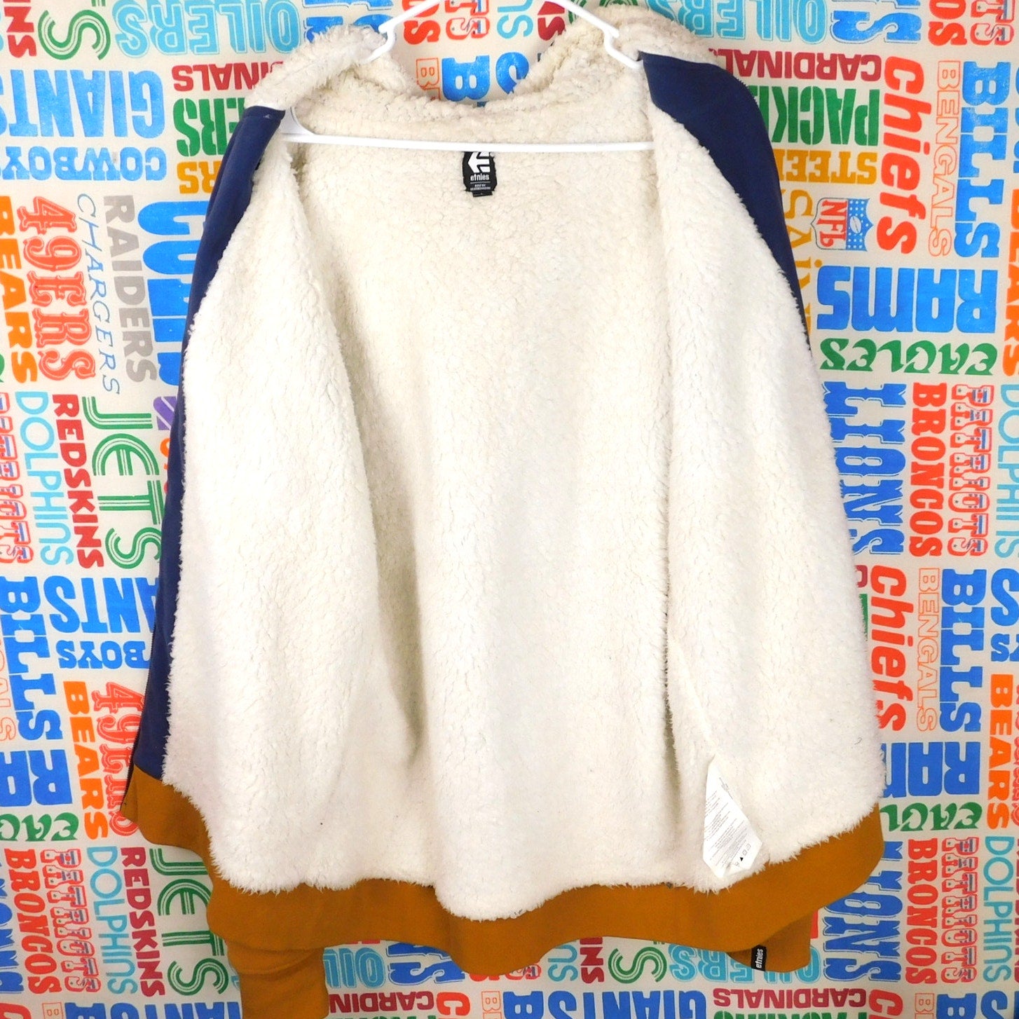 Etnies Shifty Sherpa Lined Full Zip Hoodie - Size L