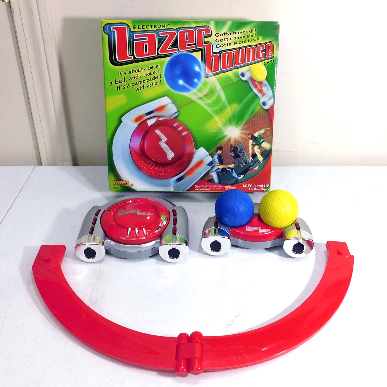 Tiger Electronics Lazer Bounce Ball Game 2004 Hasbro 42024 Complete In Box