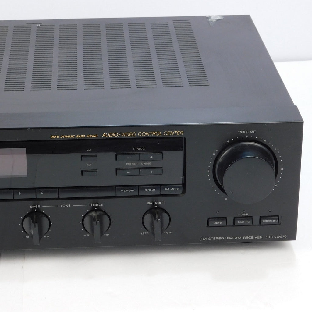 Sony STR-AV570X Stereo Receiver Amplifier AM FM Phono Vintage Tested Working