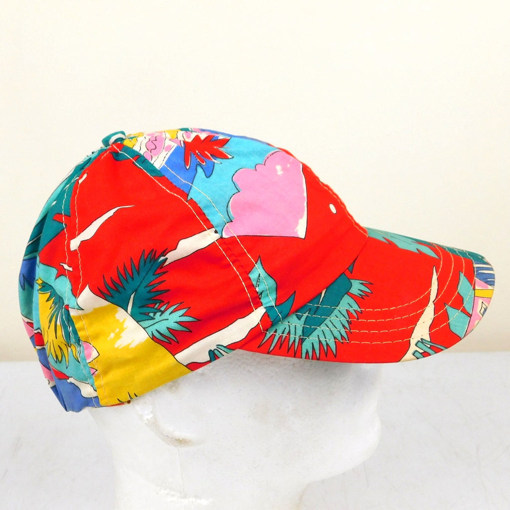 Retro Floral Patchwork Stretch Fit Hat - OSFA