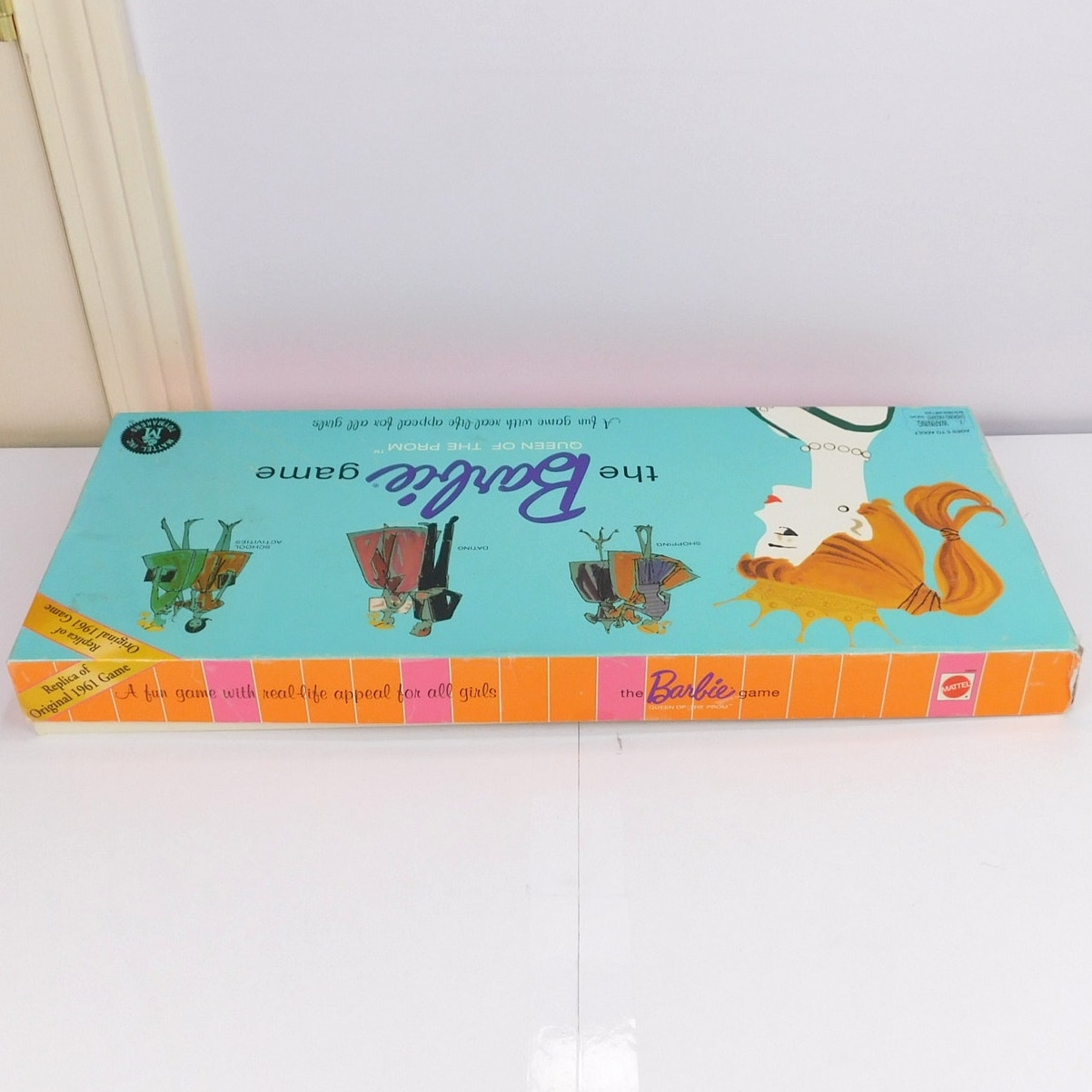 2006 Barbie Queen of the Prom Board Game Complete Mattel Reissue CIB