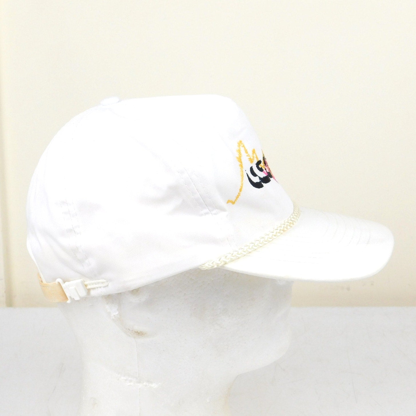 80s Retro Wave Graphic Rope Brim Hat - Adjustable