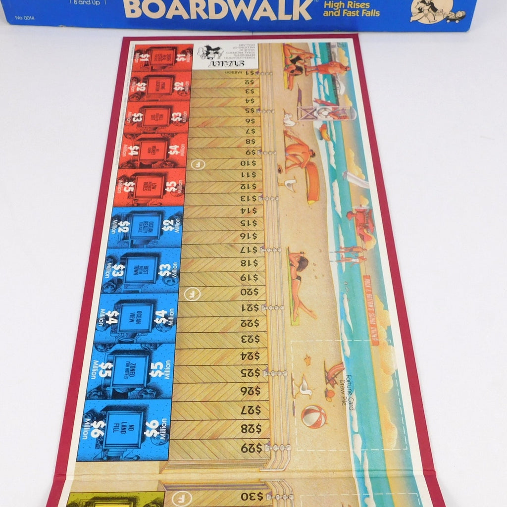 Vintage 1985 Advance to Boardwalk Parker Brothers Board Game Complete CIB
