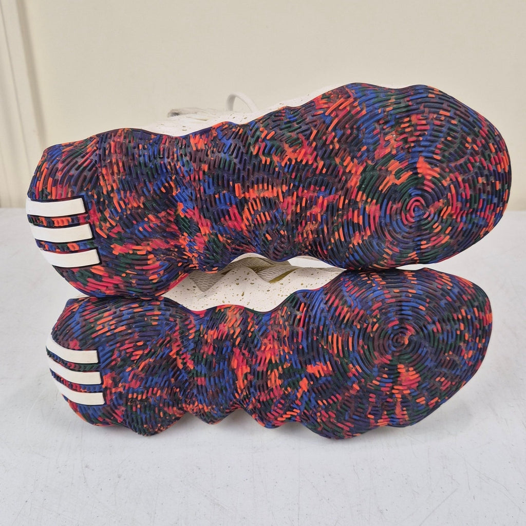 Adidas Exhibit B Mid Basketball Shoes Size Womens 8 Gold Metallic Candace Parker