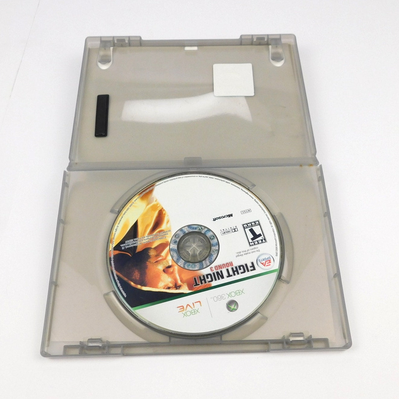 Fight Night Round 3 Microsoft Xbox 360 Tested Working Game And Case No Manual