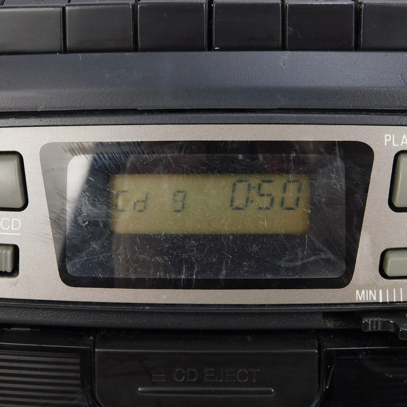 Panasonic RX-DS17 Portable Stereo Boombox CD Cassette Radio Front Loading Tested