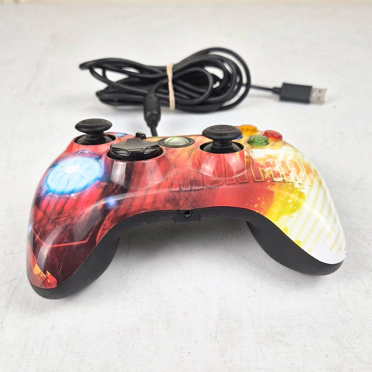 Iron Man Xbox 360 Controller Wired PDP Marvel Tested Working USB