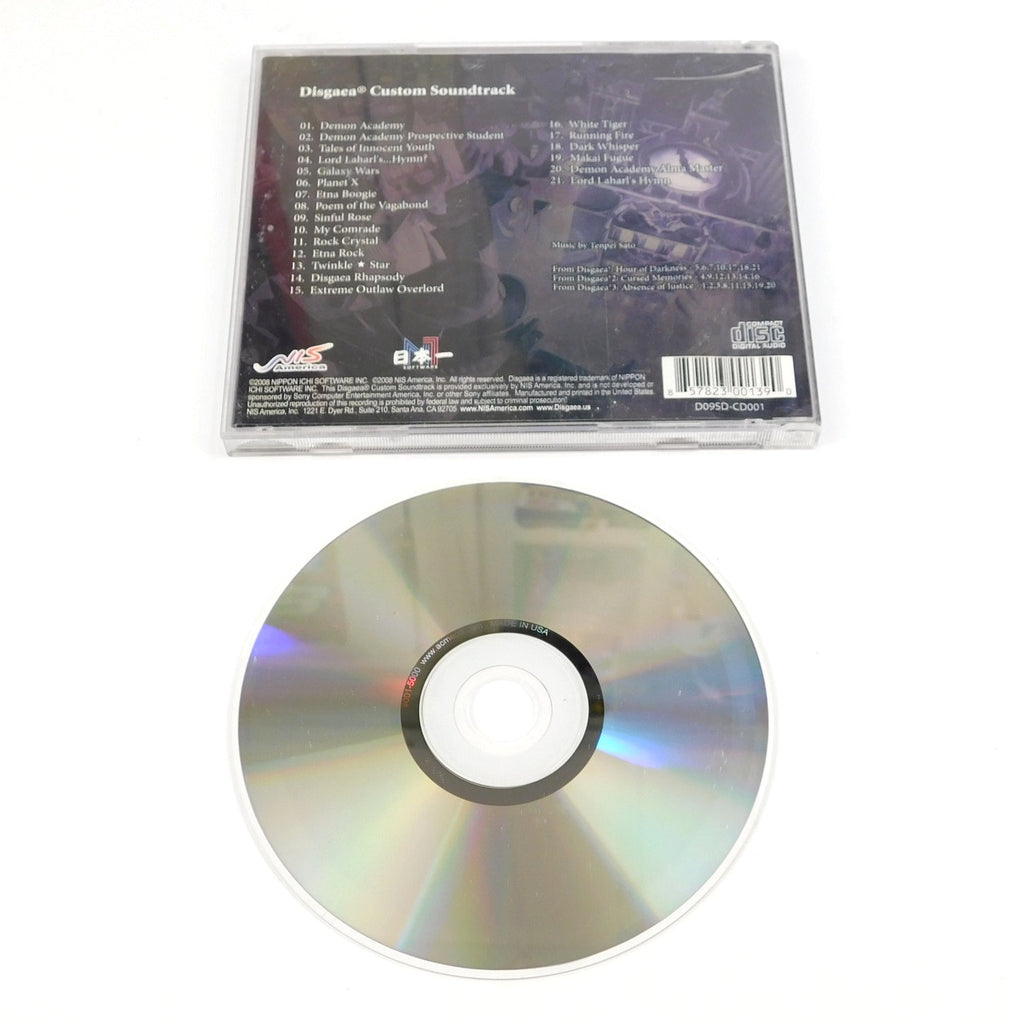 Disgaea Custom Soundtrack CD Tested 2008 Nippon Ichi Software D09SD-CD001