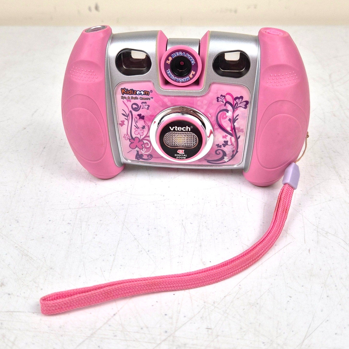 VTech Kidizoom Digital Camera Tested Working Pink 2 Megapixels 4x Zoom