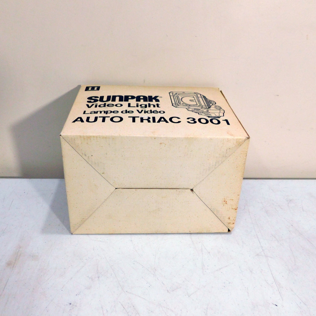 Vintage Sunpak Video Light Auto Triac 3001 Tested Working In Box