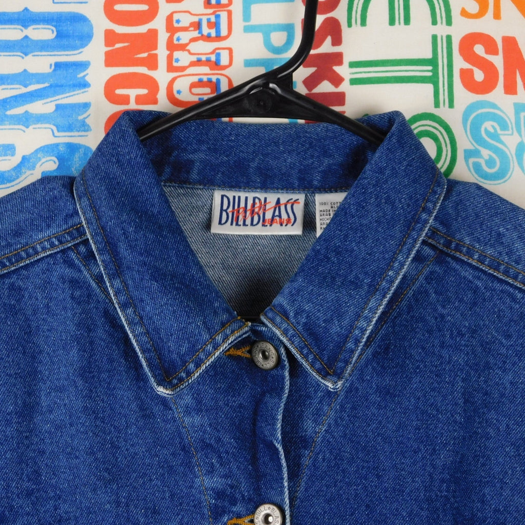 90s Bill Blass Jeans Denim Jacket - Size Petite L