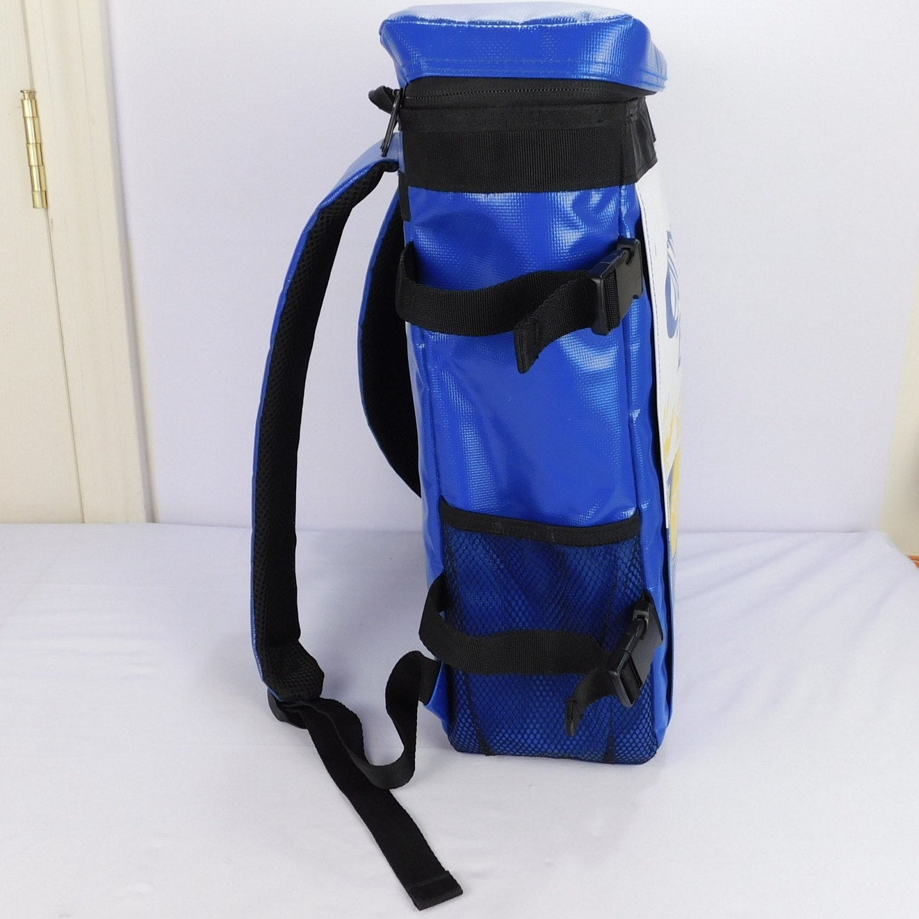 Corona Extra Cooler Backpack Insulated Zip Top Blue Label Promo Straps 18x13x5