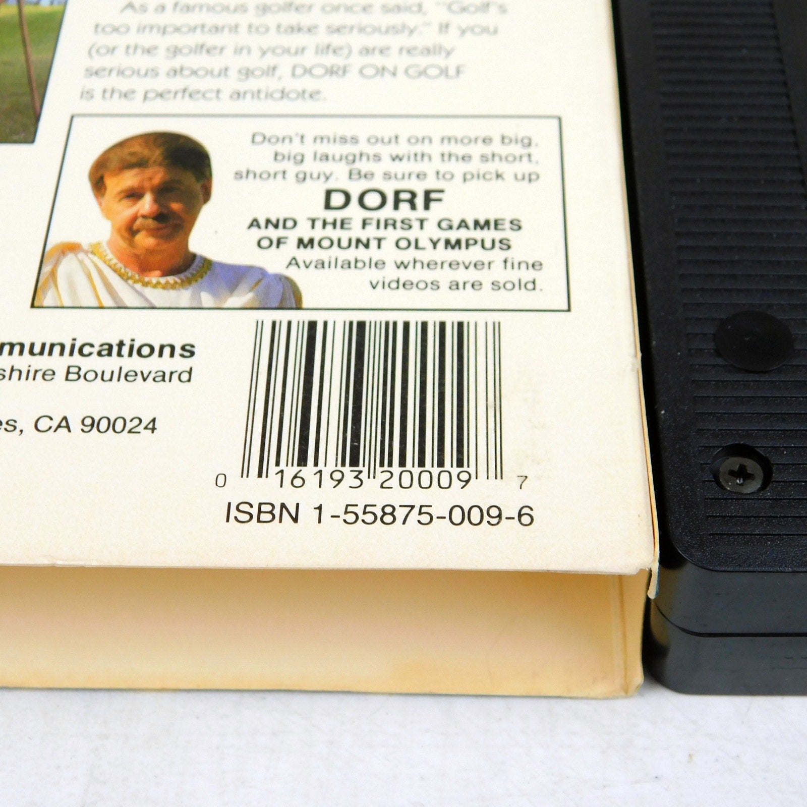 Dorf On Golf VHS Tested Working Tom Conway 1987 J2 Communications