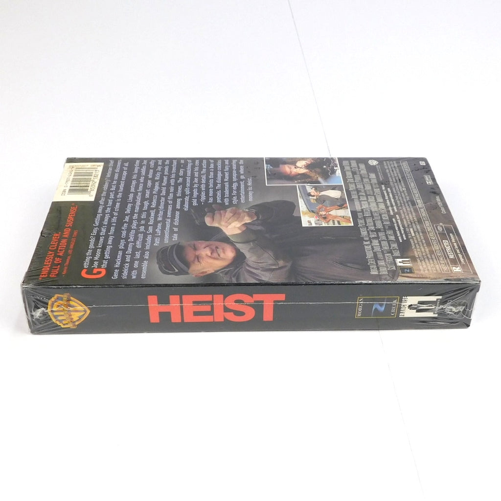Heist VHS 2002 Gene Hackman Danny DeVito Sam Rockwell Factory Sealed Walgreens