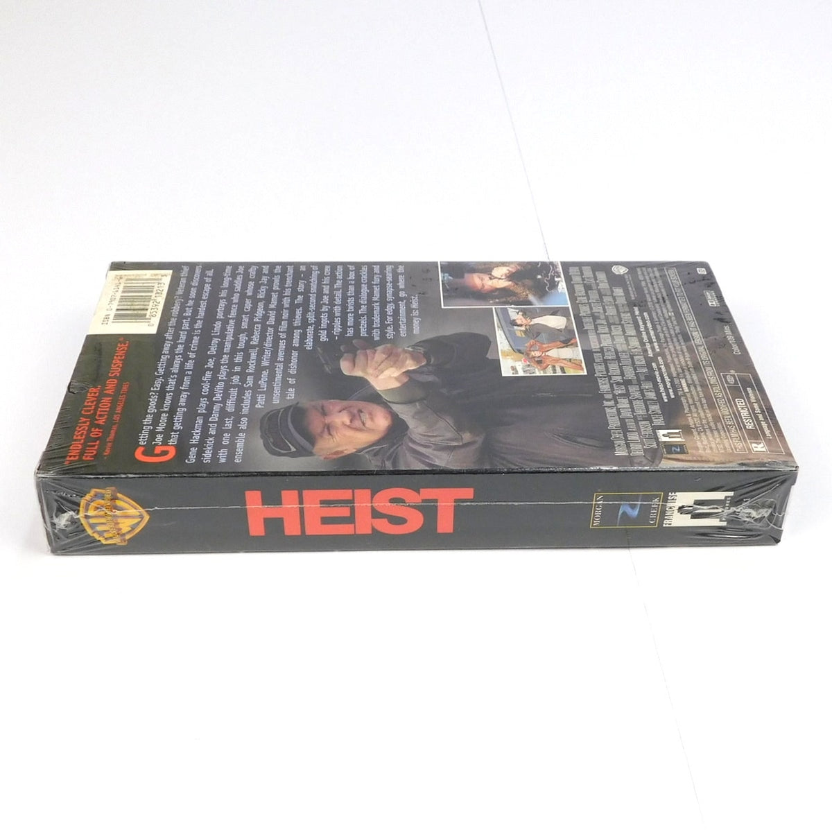 Heist VHS 2002 Gene Hackman Danny DeVito Sam Rockwell Factory Sealed Walgreens