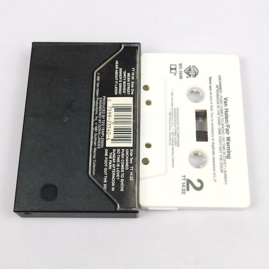 Van Halen Fair Warning Cassette 1981 Tested Warner Bros W5 3540