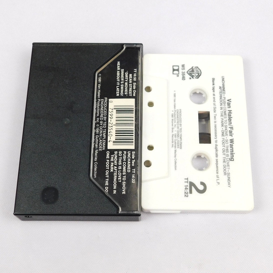 Van Halen Fair Warning Cassette 1981 Tested Warner Bros W5 3540
