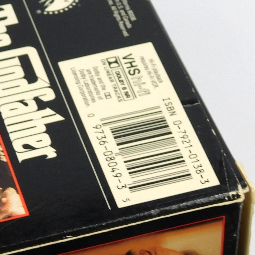 The Godfather VHS 2 Tape Set Tested 1990 Release Marlon Brando Al Pacino Coppola