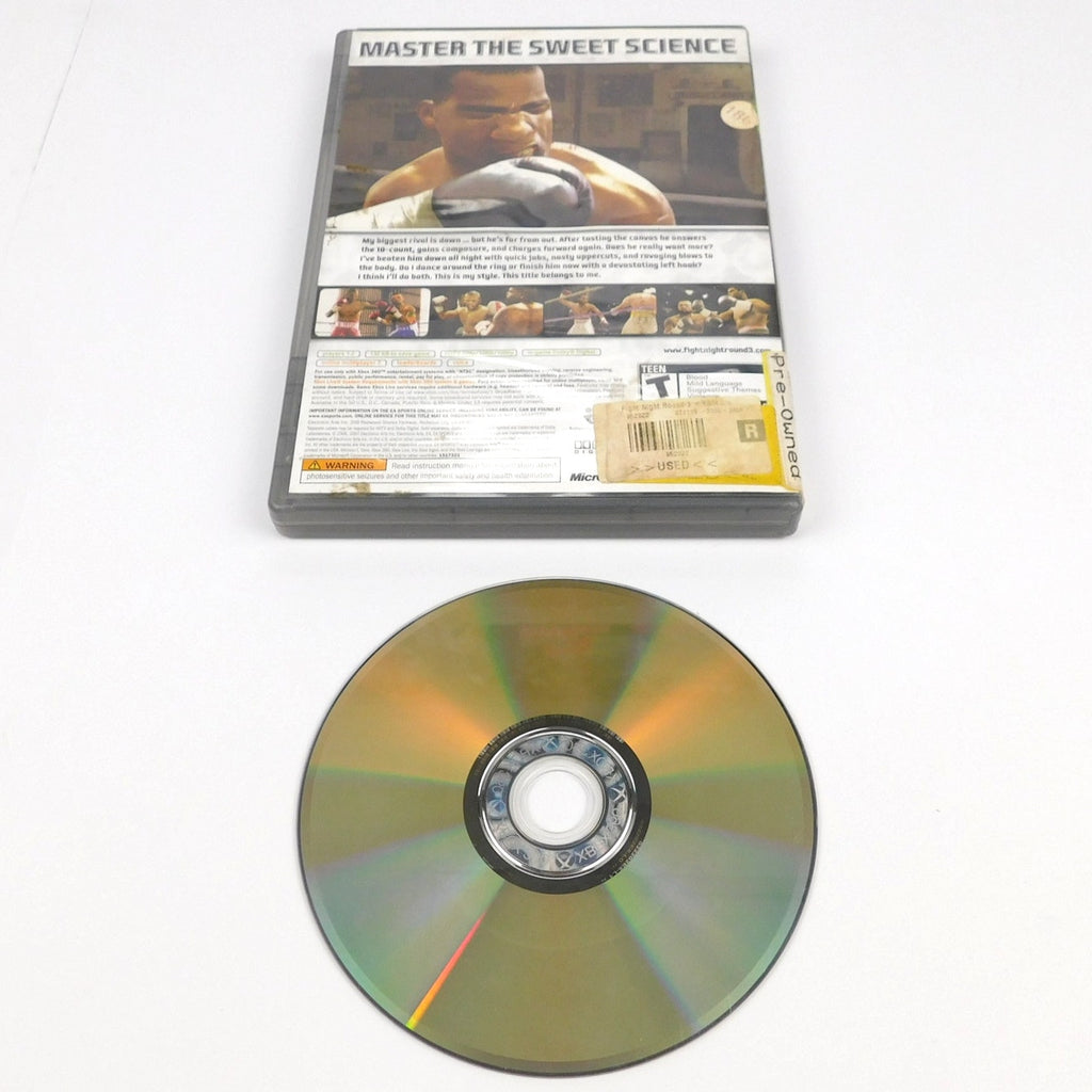 Fight Night Round 3 Microsoft Xbox 360 Tested Working Game And Case No Manual