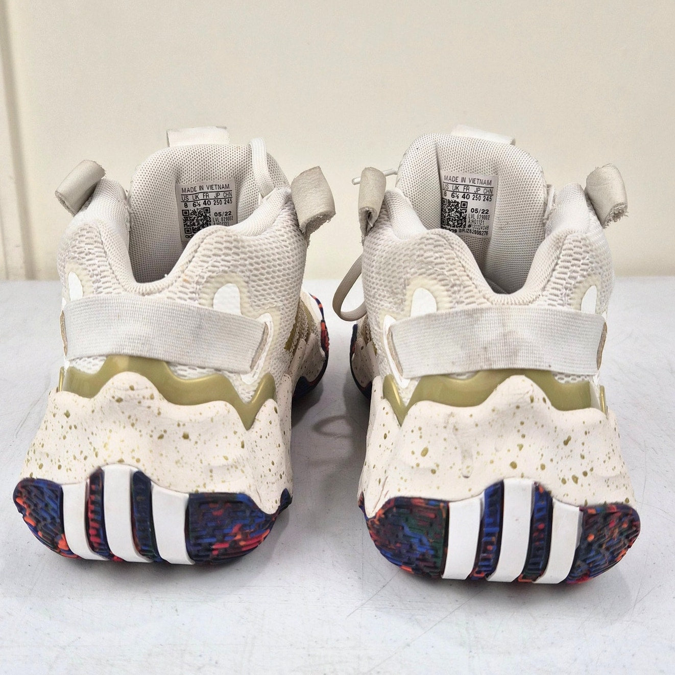 Adidas Exhibit B Mid Basketball Shoes Size Womens 8 Gold Metallic Candace Parker