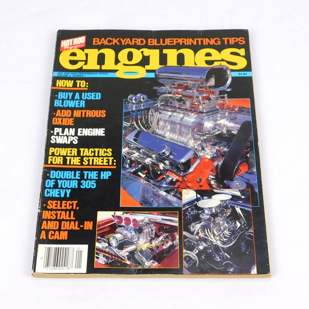 Hot Rod Magazine High Performance Series Engines 1987 Backyard Blueprints Vol 3