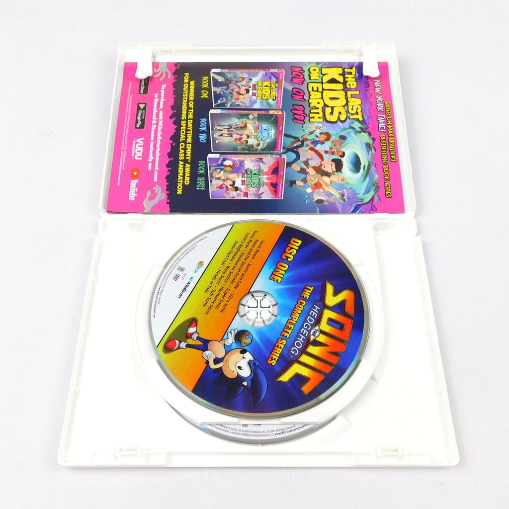 Sonic The Hedgehog The Complete Series DVD 2 Discs Tested 2023 Release 26 Eps