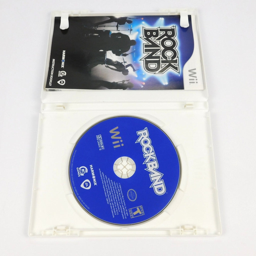 Rock Band 1 Nintendo Wii Complete CIB Tested Working Game Case Manual 2008
