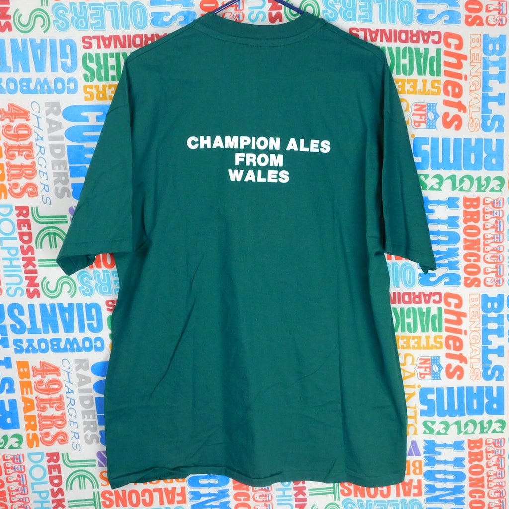 90s Welsh Ales "Champion Ales From Wales" T Shirt - Size XL