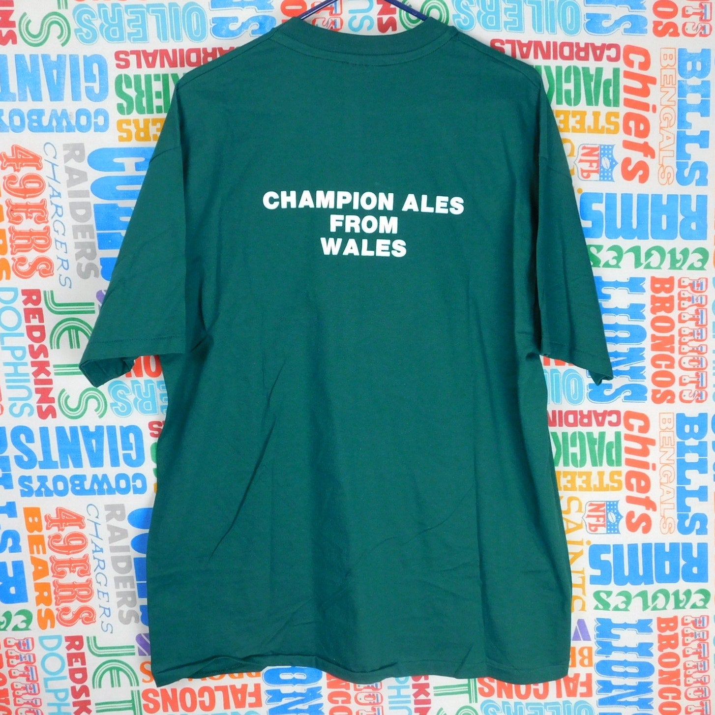 90s Welsh Ales "Champion Ales From Wales" T Shirt - Size XL
