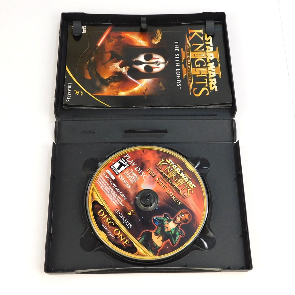 Star Wars KOTOR II The Sith Lords PC 4 Disc Complete Manual LucasArts 2005
