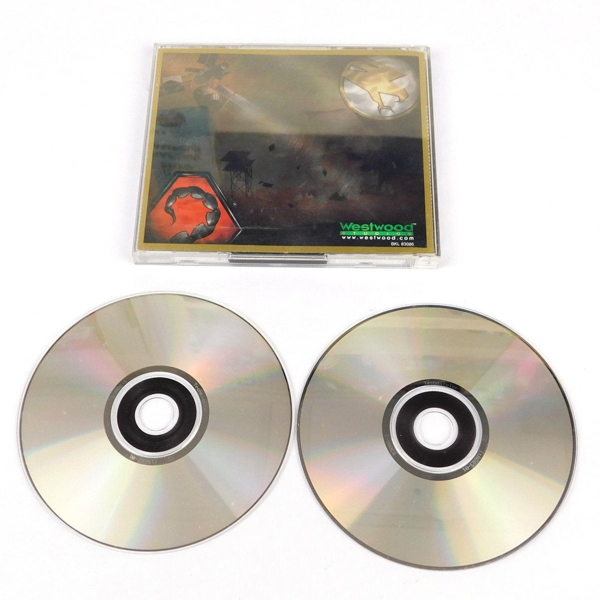Command & Conquer PC CD ROM Game Tested 2 Discs Complete Jewel Case 1995