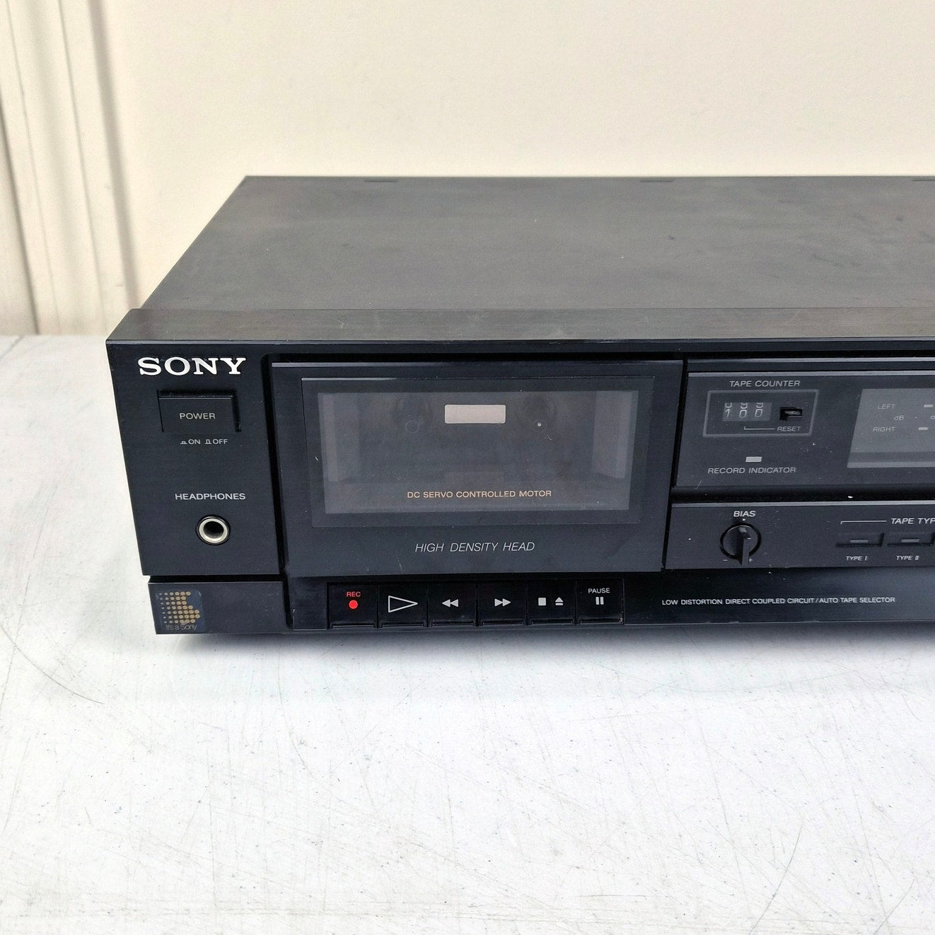 Sony TC-FX120 Cassette Deck Tested Working New Belts Serviced 90s Retro Vintage