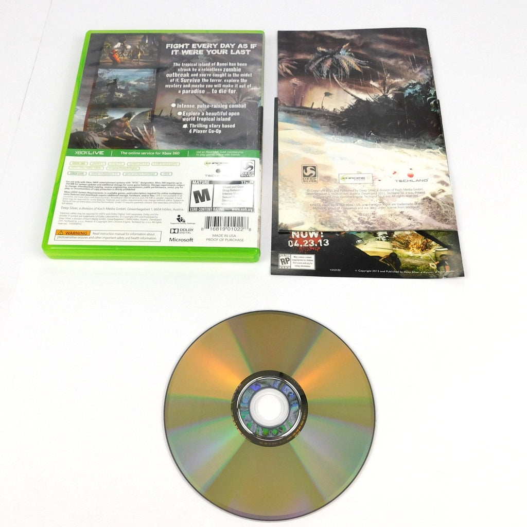 Dead Island Game Of The Year Edition Microsoft Xbox 360 Complete CIB Tested 2012