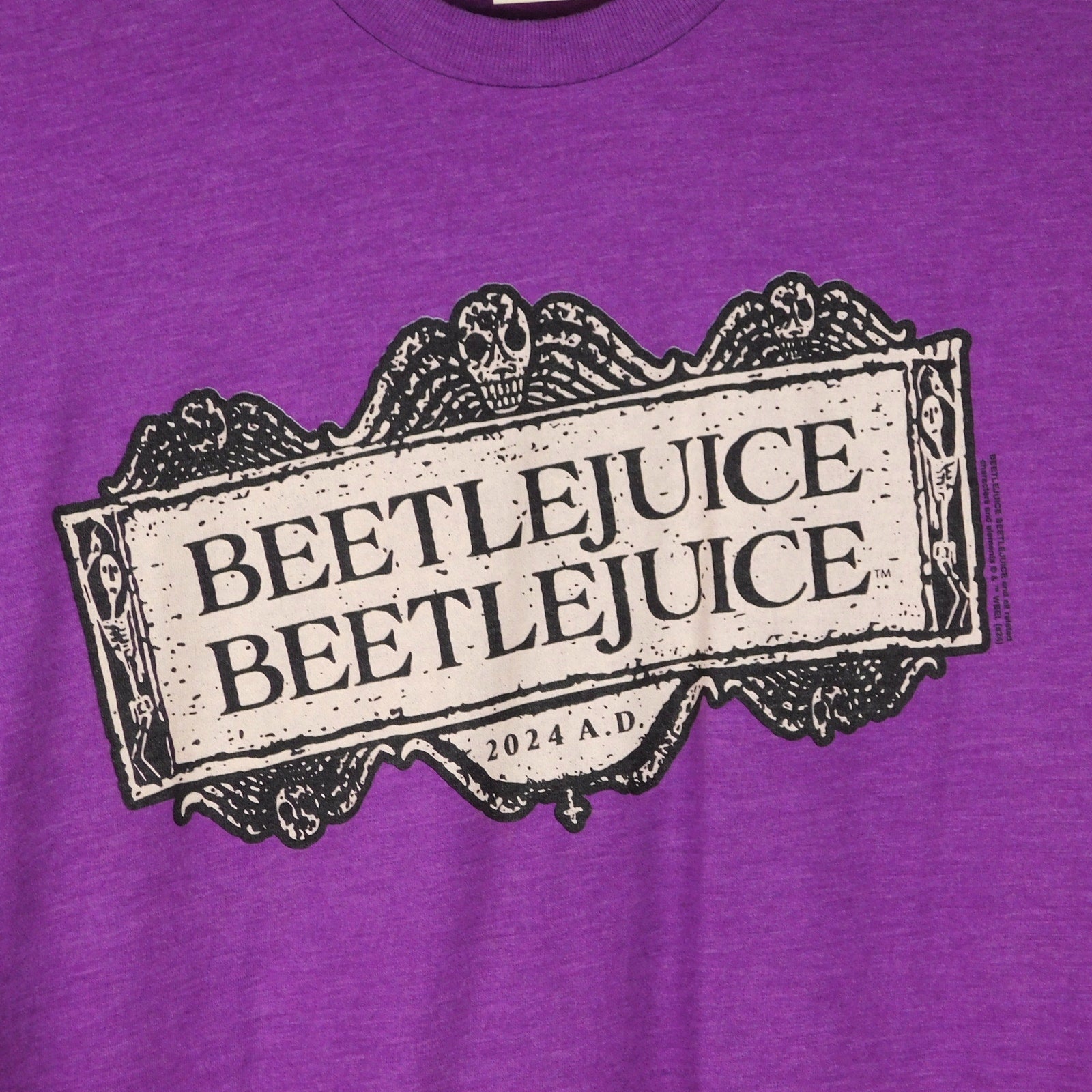Homage Beetlejuice Beetlejucie Movie Promo T Shirt - Size S