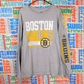Boston Bruins Hockey Long Sleeve T Shirt - Size XL