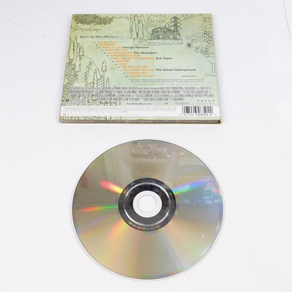 Away We Go Movie Soundtrack CD 2009 Tested Working Zero Summer 0 6700 30859 2 2